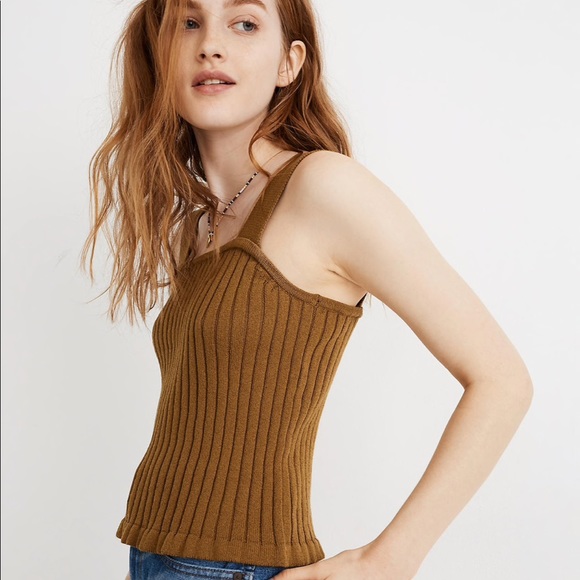 Madewell Tilney ribbed sweater tank - Picture 3 of 7